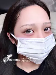 【朝のメイク時短🐑】美眉wax&まつ毛パーマ《セット割》