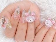 オフ無し【チップ長さだし10本+マグネット★パーツつけ放題】