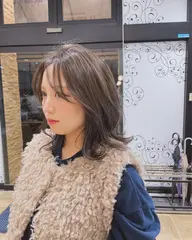 【白髪ぼかしにも人気♪ 】３Dハイライト＋全体カラー＋補修トリートメント[名古屋/中川中島]