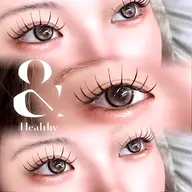 【下がりまつ毛にオススメ‼️】&healthy ダブルフラット100束+上まつ毛パーマ✨