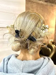 💫🌟 ヘアセット 🌟✨《編み込み装飾品つけ放題》✨カチモリ ☁️ 編みおろし ☁️ 結婚式ヘア ☁️ 韓国 ☁️✨