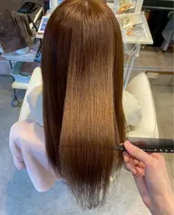 【ロング】💘リタッチカラー＋プチスパ💘オージュアケア🫧⚠️ミルボンID登録必須 白髪染め🙆🏻‍♀️ブリーチ❌