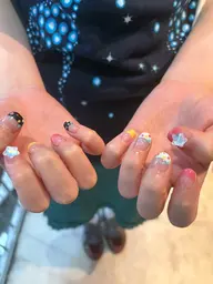 【ジェル60分】★持ち込みデザイン韓国パーツつけ放題★5990円🎀オフがない方専用です🎀