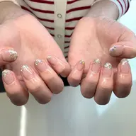 🫧リピーター様モデル価格|シンプルデザイン、マグネット、ミラーネイルコース(オフ込)¥3300 ※他店様オフ+500円