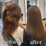 【扱いやすさ🦋垢抜け🫧NO.1】大人レイヤーカット💎+地毛風premium美髪矯正✨