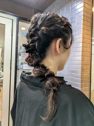 浴衣のヘアセット