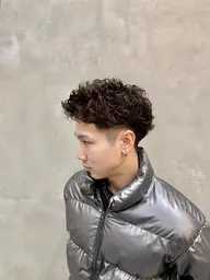 メンズカット➕ピンパーマ➕シャンプー➕スタイリング