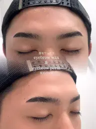 眉毛ワックス&パーマ🫧