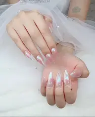 ✨ハンド/10本長さだし✨オーロラネイル/フレンチネイル