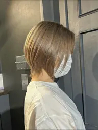 白髪ぼかしハイライト