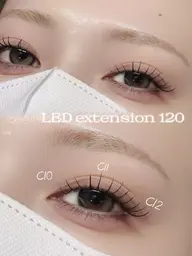 LEDマツエク120本です☆ オフ有の場合メッセージにてお伝え下さい🙇♀️