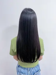 【梅雨前にまとまる髪へ☔️】 酸性ストレート＋クイックトリートメント