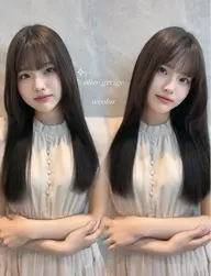 ☔️⋆✦プレミアム美髪ケア⟡.·☔️韓国風cut＋HITA髪質改善ストレート＋トリートメント🫧ྀི