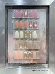 オフなし店舗デザインネイル(シンプルオフィスネイル)