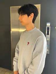 🩶韓国メンズヘア🩶トレンドカット+眉カット+炭酸スパ(センターパート/シースルーマッシュ)