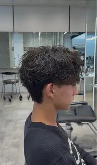 当店スタイリストカット✨️+シャドウパーマ🌀