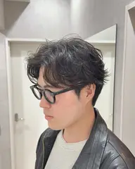 【🔹MEN'S新規平日限定🔹】メンズカット＋デザインパーマ＋頭皮ケア+2STEPトリートメント¥10500