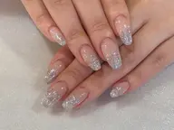 【ハンド】✨キラキララメグラデーション✨ フィルインオフ込み✨