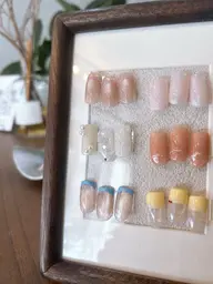 ［オフ無しの方限定］夏トレンド🍋アートコース120分制♪店内サンプルから選択🦋丁寧な甘皮ケア付き🫧
