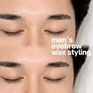《👔 土日祝限定 👔》【美眉wax脱毛+長さ調節】ナチュラル×垢抜け眉で印象UP⭐️(+¥500で毛量調節)