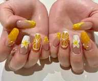スカルプorチップ長さだしフリーアート