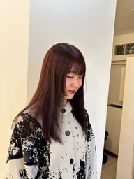 カット➕ケアカラー🤍