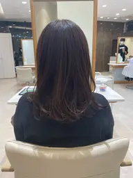 ☆レディース限定☆ 赤み消し透明感カラー✨️(トリートメント成分配合)+内部浸透型トリートメント✨️