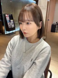 【お顔まわりのうねりが気になる方☝🏻】前髪縮毛➕前髪カット💇🏻♀️✨