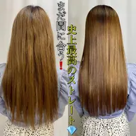 💚ブリーチ人気No. 1💚ブリーチ毛も癖を伸ばし艶髪ストレートに【ブリーチ毛専用】🥀ブリーチ縮毛矯正+ブロー