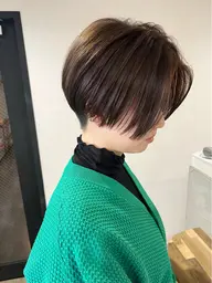 【🌱艶×立体感】小顔魅せカット + 透明感カラー + ハイライト +オージュアトリートメント【ブリーチ込】