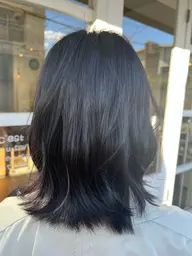 暗染カラー🖤🩶🏴就活・実習生などにおすすめです！👩‍🎓