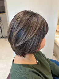 似合わせカット＋透明感カラー＋酸熱トリートメント