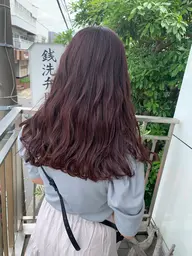 人気No.1クーポン暖色カラー🍒+オージュアトリートメント🍊