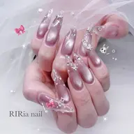 🎀オフ無料🎀デビュー目前のJr.ネイリストが担当🎀チップ長さ出し+シンプルデザイン+パーツ付け放題🎀¥7500