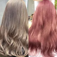 💖憧れのハイトーン💖ブリーチありダブルカラー🌈✨ミルクティー・ピンク系も🫧🎀