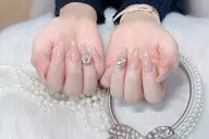 【自爪】 韓国系/きキラキラ系/シンプルデザイン