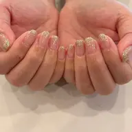 オフありラメグラデーション✨(パラジェル使用)(ドライケア)(現金のみ)