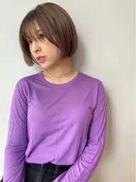 【ボブ限定】カットモデル+グレイリタッチカラー※このメニューは水.土限定19時以降になります