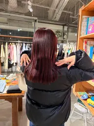 【新規様初回限定🍒】【✨いつもの暗髪に飽きた方おすすめ🩵】ブリーチなしダブルカラー & 集中補修トリートメント