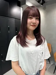【 透明感 】シルク艶カラー＋Aujua 4stepトリートメント✨