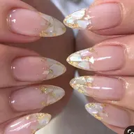 ♥️パラジェル♥️🎆流行りのシェルフレークデザイン🎆オフ込み 9000円 🎆