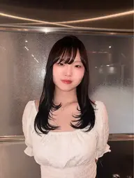 🩵🦋ブリーチなしダブルカラー＋5stepトリートメント✨