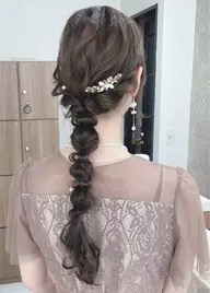 【🕊️hair arrange🕊】結婚式やパーティーなどの大切な日のためのヘアセット🩷