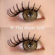 【💜W"Flat matte lash『100束』💜】
