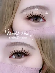 《🐈⬛練習モデル🎀♡》モテエク80束🪄︎︎(LEDエクステ+マスカラパーマ)