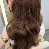 🍊暖色カラーモデル🍊ミニモ限定平日20時半​〜​募集中です✨トリートメント付き艶感カラーお任せください🎶