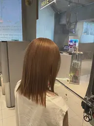 営業後限定❗️ブリーチ込みダブルカラー✨💕