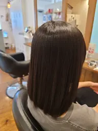 艶髪を保つ方へのメニュー✨縮毛矯正リタッチ+トリートメント+メンテナンスカット