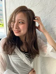 お出かけ前コテ巻きヘアセット👼🌛💫シャンプートリートメント付き🧴🛁