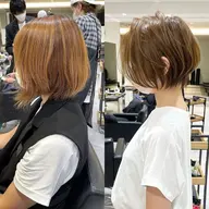 【ビフォーアフター撮影可能な方のみ💘】大人ショートカット➕艶トリートメント➕プチヘッドスパ